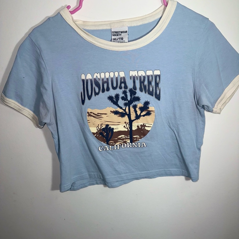 Streetwear Society Light Blue Joshua Tree Kids T-Shirt